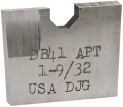 APT - 1-9/32 Inch Diameter, 3/16 Inch Thick, High Speed Steel Auxiliary Pilot Blade - Series D - Exact Tooling