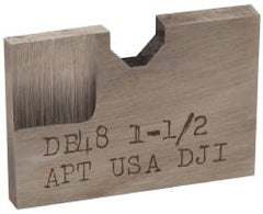 APT - 1-1/2 Inch Diameter, 3/16 Inch Thick, High Speed Steel Auxiliary Pilot Blade - Series D - Exact Tooling