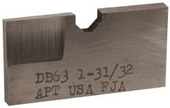 APT - 1-31/32 Inch Diameter, 3/16 Inch Thick, High Speed Steel Auxiliary Pilot Blade - Series D, DX15 Auxiliary Pilot Required - Exact Tooling