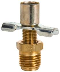 Eaton - Steel External Seat Drain Cock & Shutoff Valve - 1/4 Thread, 150 Max psi - Exact Tooling