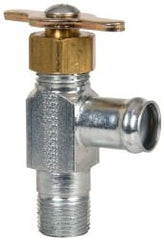 Eaton - 5/8" Pipe, Steel Hose to Pipe Drain Cock & Shutoff Valve - 3/8 Thread, 150 Max psi - Exact Tooling