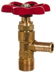 Eaton - 3/8" Pipe, Steel Shutoff Drain Cock & Shutoff Valve - 3/8 Thread, 150 Max psi - Exact Tooling