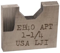 APT - 1-1/4 Inch Diameter, 1/4 Inch Thick, High Speed Steel Auxiliary Pilot Blade - Series E - Exact Tooling