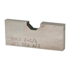 APT - 2-1/4 Inch Diameter, 1/4 Inch Thick, High Speed Steel Auxiliary Pilot Blade - Series E, EX20 Auxiliary Pilot Required - Exact Tooling