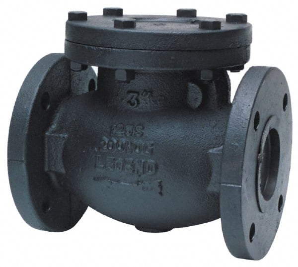 Legend Valve - 3" Cast Iron Check Valve - Inline, Flanged - Exact Tooling