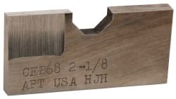 APT - 2-1/8 Inch Diameter, 1/4 Inch Thick, Cobalt Auxiliary Pilot Blade - Series E, EX20 Auxiliary Pilot Required - Exact Tooling