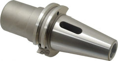 Accupro - CAT40 Outside Taper, 3MT Inside Taper, CAT to Morse Taper Adapter - 2.95" Projection, 1.57" Nose Diam, Through Coolant - Exact Tooling