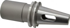 Accupro - CAT40 Outside Taper, 4MT Inside Taper, CAT to Morse Taper Adapter - 3.54" Projection, 2" Nose Diam, Through Coolant - Exact Tooling