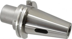 Accupro - CAT50 Outside Taper, 4MT Inside Taper, CAT to Morse Taper Adapter - 2.95" Projection, 2" Nose Diam, Through Coolant - Exact Tooling