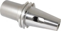 Accupro - CAT50 Outside Taper, 5MT Inside Taper, CAT to Morse Taper Adapter - 4.13" Projection, 2.76" Nose Diam, Through Coolant - Exact Tooling