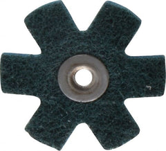 3M - 2" Diam Nonwoven Sanding Star - Very Fine Grade, Eyelet, 24,000 RPM - Exact Tooling