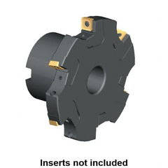 Kennametal - Shell Mount Connection, 0.461" Cutting Width, 1.709" Depth of Cut, 160mm Cutter Diam, 1.5748" Hole Diam, 10 Tooth Indexable Slotting Cutter - KSSM Toolholder, SD.T 1204.. Insert, Left Hand Cutting Direction - Exact Tooling