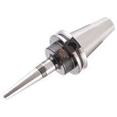 Iscar - 1/8" Hole Diam, CAT40 Taper Shank Shrink Fit Tool Holder & Adapter - 4.63" Projection, 0.394" Nose Diam, 0.63" Clamping Depth, 25,000 RPM, Through Coolant - Exact Tooling