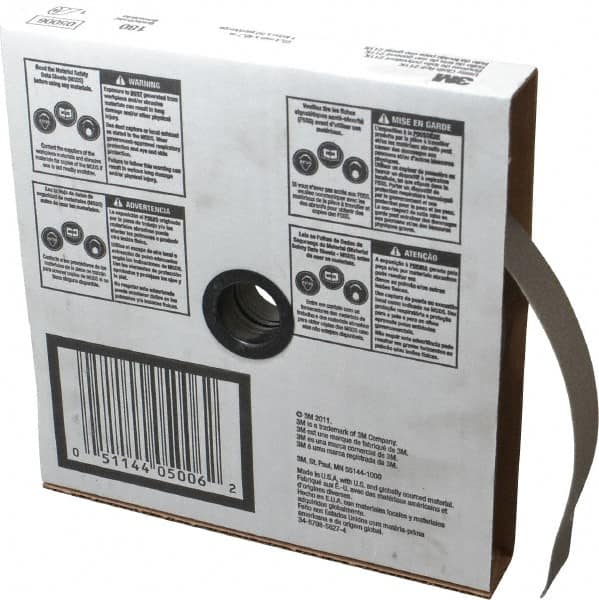 3M - 1" x 50 Yd 180 Grit Aluminum Oxide Cloth Roll - Very Fine Grade, J Weighted Backing - Exact Tooling