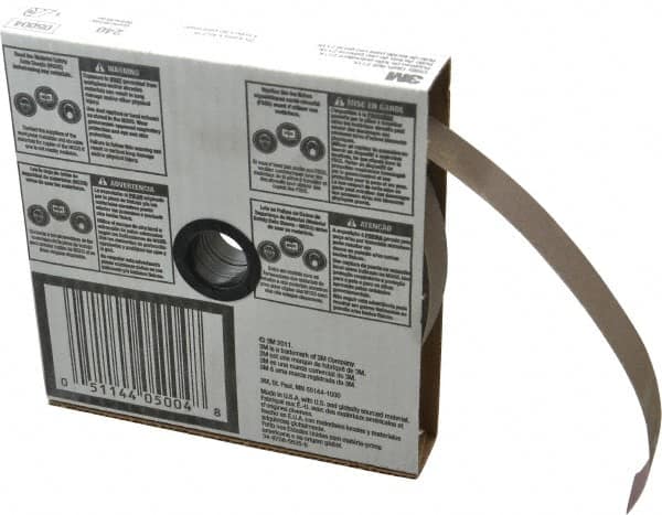 3M - 1" x 50 Yd 240 Grit Aluminum Oxide Cloth Roll - Very Fine Grade, J Weighted Backing - Exact Tooling