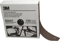 3M - 2" x 50 Yd 150 Grit Aluminum Oxide Cloth Roll - Very Fine Grade, J Weighted Backing - Exact Tooling