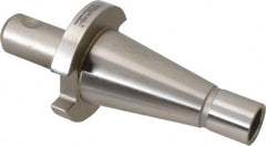 Accupro - NMTB30 Taper Shank 3/16" Hole End Mill Holder/Adapter - 3/4" Nose Diam, 1.3" Projection, 1/2-13 Drawbar, Through-Spindle Coolant - Exact Tooling