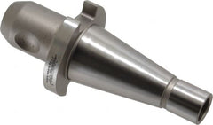 Accupro - NMTB30 Taper Shank 3/8" Hole End Mill Holder/Adapter - 1" Nose Diam, 1.3" Projection, 1/2-13 Drawbar, Through-Spindle Coolant - Exact Tooling