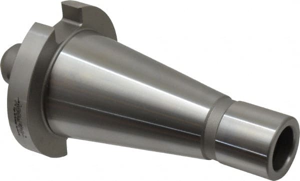 Accupro - NMTB40 Taper Shank 3/16" Hole End Mill Holder/Adapter - 3/4" Nose Diam, 35.05mm Projection, 5/8-11 Drawbar, Through-Spindle Coolant - Exact Tooling