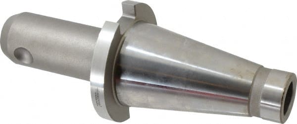 Accupro - NMTB50 Taper Shank 3/4" Hole End Mill Holder/Adapter - 1-7/8" Nose Diam, 4.1" Projection, 1-8 Drawbar, Through-Spindle Coolant - Exact Tooling