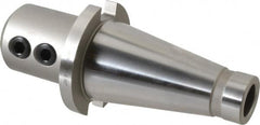 Accupro - NMTB50 Taper Shank 1" Hole End Mill Holder/Adapter - 2-3/8" Nose Diam, 3.1" Projection, 1-8 Drawbar, Through-Spindle Coolant - Exact Tooling