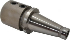 Accupro - NMTB50 Taper Shank 2" Hole End Mill Holder/Adapter - 3-3/4" Nose Diam, 119.12mm Projection, 1-8 Drawbar, Through-Spindle Coolant - Exact Tooling