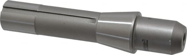 Accupro - R8 Taper Shank 3/8" Hole End Mill Holder/Adapter - 35.05mm Projection, 7/16-20 Drawbar, Through-Spindle Coolant - Exact Tooling