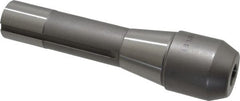 Accupro - R8 Taper Shank 1/2" Hole End Mill Holder/Adapter - 35.05mm Projection, 7/16-20 Drawbar, Through-Spindle Coolant - Exact Tooling