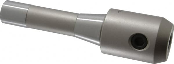 Accupro - R8 Taper Shank 3/4" Hole End Mill Holder/Adapter - 60.19mm Projection, 7/16-20 Drawbar, Through-Spindle Coolant - Exact Tooling