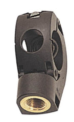 Transair - 1/2 Female NPT, 1-1/2" ID, Air Hose Quick Assembly Mini Bracket - 232 Max psi, 5-3/16" Long, Plastic - Exact Tooling