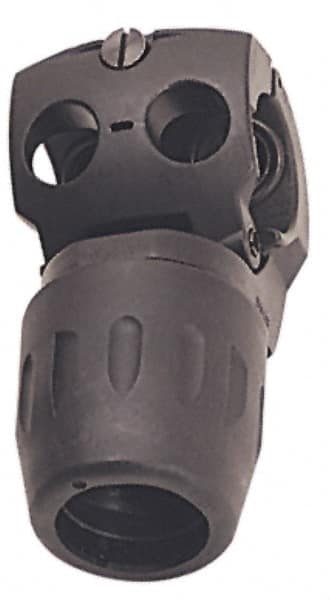 Transair - 1-1/2" ID, Air Hose 40mm to 25mm Reducing Bracket - 232 Max psi, 5-15/16" Long, Plastic - Exact Tooling