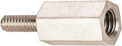 Transair - 3/8 Thread, Air Hose Threaded Rod Adapter - 232 Max psi, 1-3/16" Long, Brass - Exact Tooling