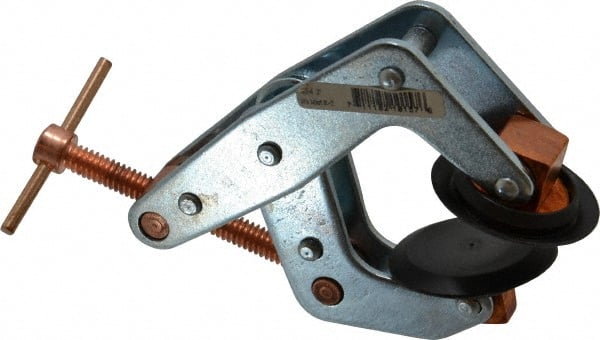 Kant Twist - 800 Lb, 1-3/4" Max Opening, 1-1/8" Open Throat Depth, 1-1/4" Closed Throat Depth, Cantilever Clamp - High Tensile Steel Jaw, T-Handle, 3-1/2" OAL, 3-1/4" Max Width - Exact Tooling