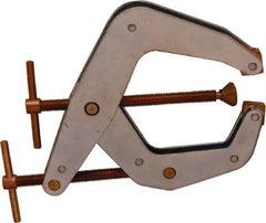 Kant Twist - 2,000 Lb, 6" Max Opening, 2-1/8" Open Throat Depth, 3-5/8" Closed Throat Depth, Cantilever Clamp - High Tensile Steel Jaw, T-Handle, 8-1/4" OAL, 8-1/4" Max Width - Exact Tooling