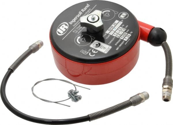 Ingersoll-Rand - 5.5 Lb Load Capacity, 4-1/4' Travel Distance, Tool Balancer - Polyurethane Cable, Aluminum Housing, Tension Adjustment - Exact Tooling