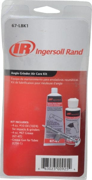 Ingersoll-Rand - Angle & Disc Grinder Lubrication Kit - For Use with Angle Grinders - Exact Tooling