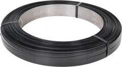 Made in USA - 2,478' Long x 5/8" Wide, Oscillated Coil Steel Strapping - 1,460 Lb Capacity, 0.02" Thick - Exact Tooling