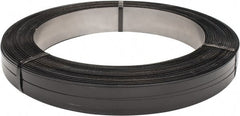 Made in USA - 1,378' Long x 3/4" Wide, Oscillated Coil Steel Strapping - 3,050 Lb Capacity, 0.029" Thick - Exact Tooling