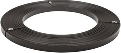 Made in USA - 851' Long x 1-1/4" Wide, Ribbon Wound Coil Steel Strapping - 5,250 Lb Capacity, 0.029" Thick - Exact Tooling