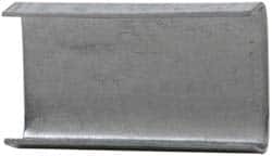 Made in USA - 5/8 Inch Wide, Snap On, Steel Open Seal - 5,000 Piece - Exact Tooling
