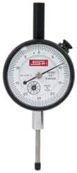 SPI - 0-25-0 Dial Reading, 0.0005" Graduation Dial Drop Indicator - 1-1/2" Dial, Revolution Counter - Exact Tooling