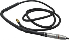 Ingersoll-Rand - 1/8" Collet, Straight Handle, Straight Air Die Grinder - 60,000 RPM, Rear Exhaust, 7 CFM, 0.1 hp - Exact Tooling