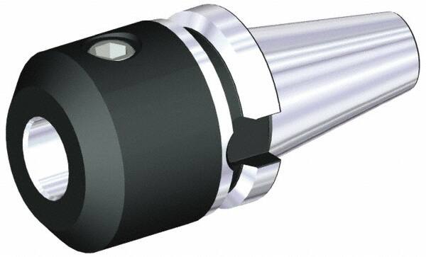 Kennametal - BT40 Taper, 1.2598" Inside Hole Diam, 75mm Projection, Whistle Notch Adapter - Through Coolant - Exact Tooling
