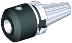 Kennametal - BT40 Taper, 63/64" Inside Hole Diam, 2.9528" Projection, Whistle Notch Adapter - 2.5591" Body Diam, Taper Shank, Through Coolant - Exact Tooling