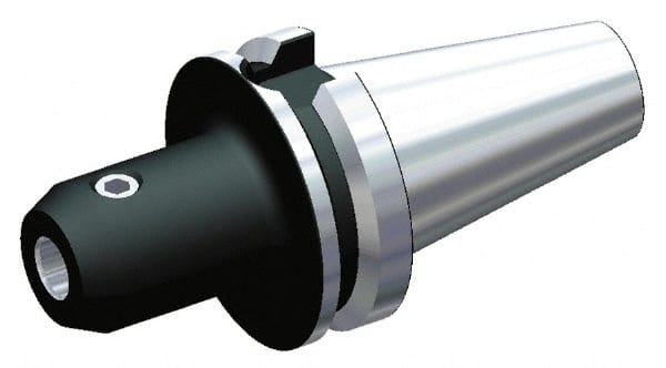 Kennametal - BT40 Taper, 0.2362" Inside Hole Diam, 50mm Projection, Whistle Notch Adapter - Through Coolant - Exact Tooling