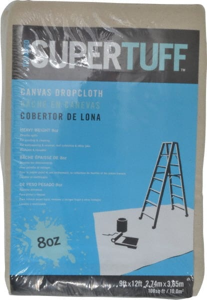 TRIMACO - Heavyweight 8 oz Canvas Drop Cloth - 12' x 9' - Exact Tooling