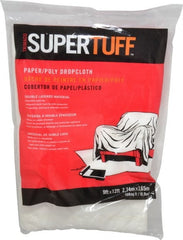 TRIMACO - Medium Weight Paper/Plastic Drop Cloth - 12' x 9' - Exact Tooling