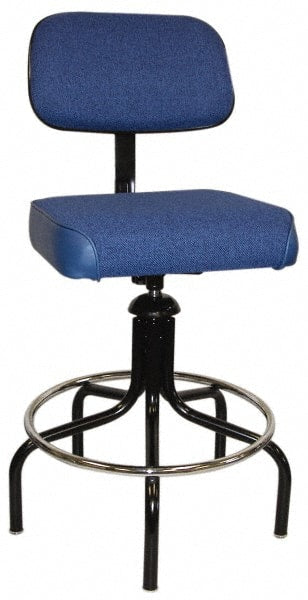 Bevco - Adjustable Chair - Cloth, Vinyl Seat, Royal Blue - Exact Tooling