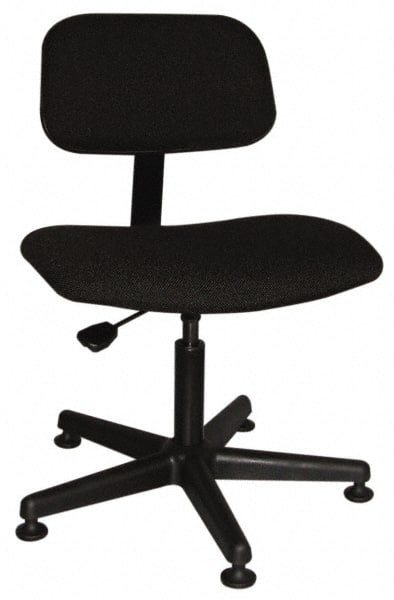 Bevco - Ergonomic Pneumatic Chair - Cloth Seat, Black - Exact Tooling