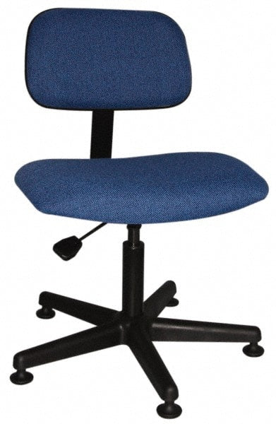 Bevco - Ergonomic Pneumatic Chair - Cloth Seat, Royal Blue - Exact Tooling